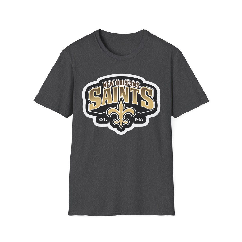 New Orleans Saints Logo T-Shirt — Vintage Fleur-de-Lis Football Tee