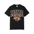 Mama Football Bow T-Shirt — Cute Mom Tailgate Tee for Game Day
