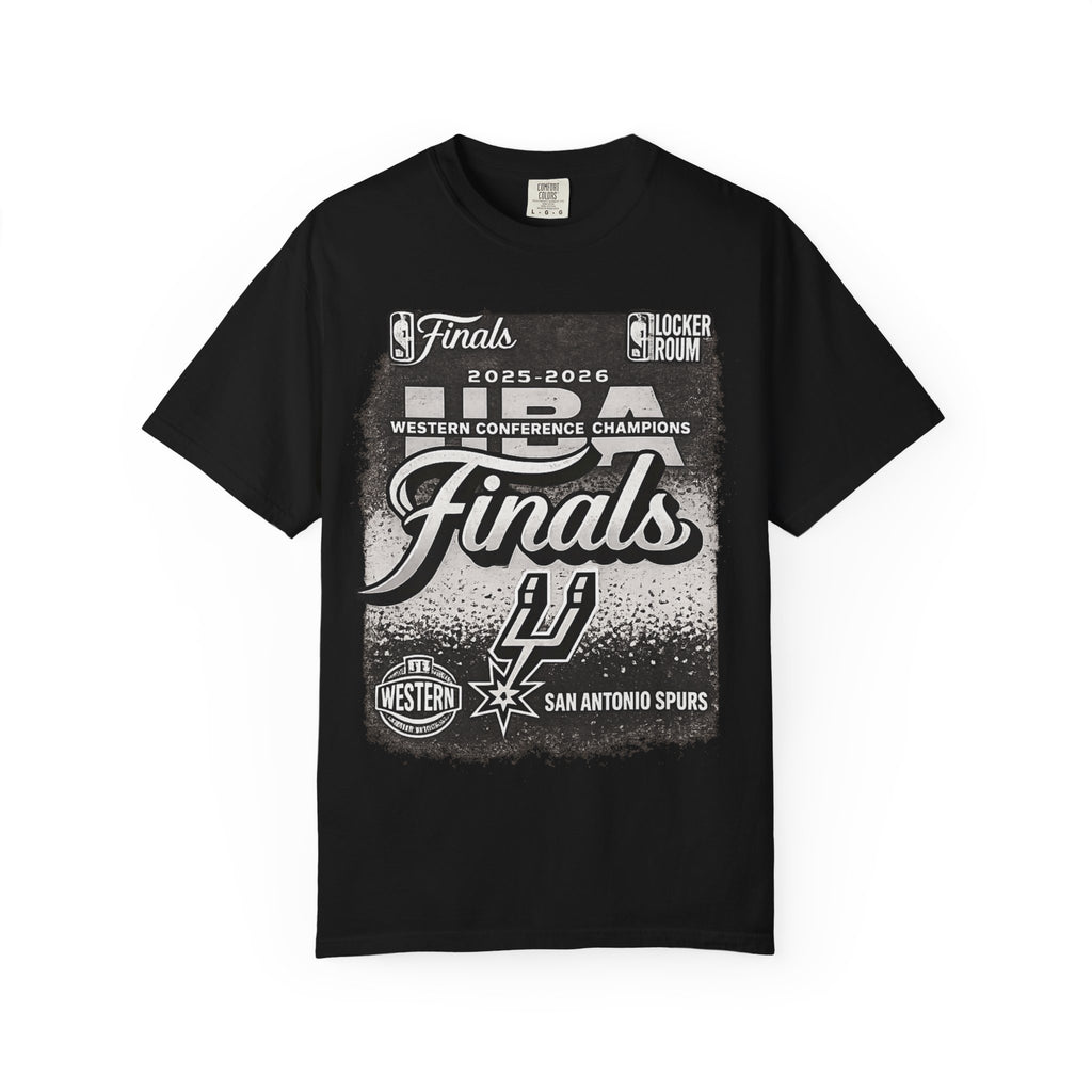 San Antonio Spurs 2025-2026 Western Conference Finals T-Shirt — "Finals" Graphic Tee