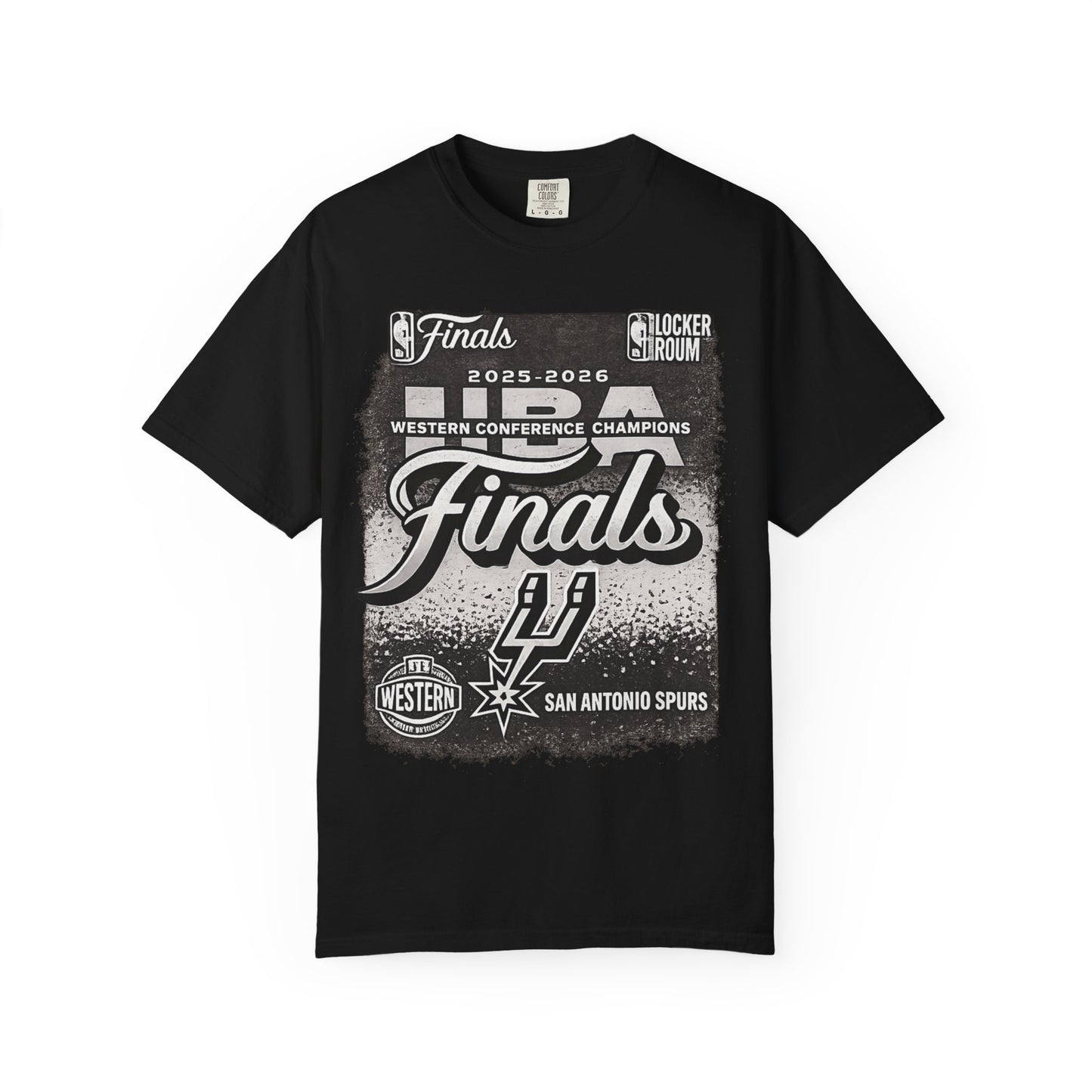 San Antonio Spurs 2025-2026 Western Conference Finals T-Shirt — "Finals" Graphic Tee