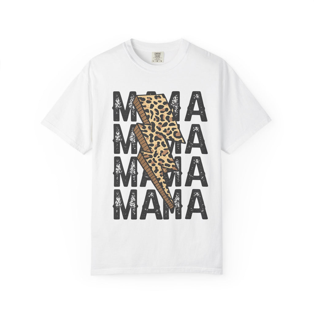 Mama Leopard Lightning Bolt T-Shirt
