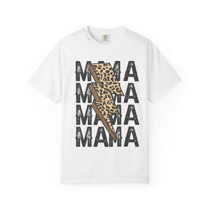 Mama Leopard Lightning Bolt T-Shirt