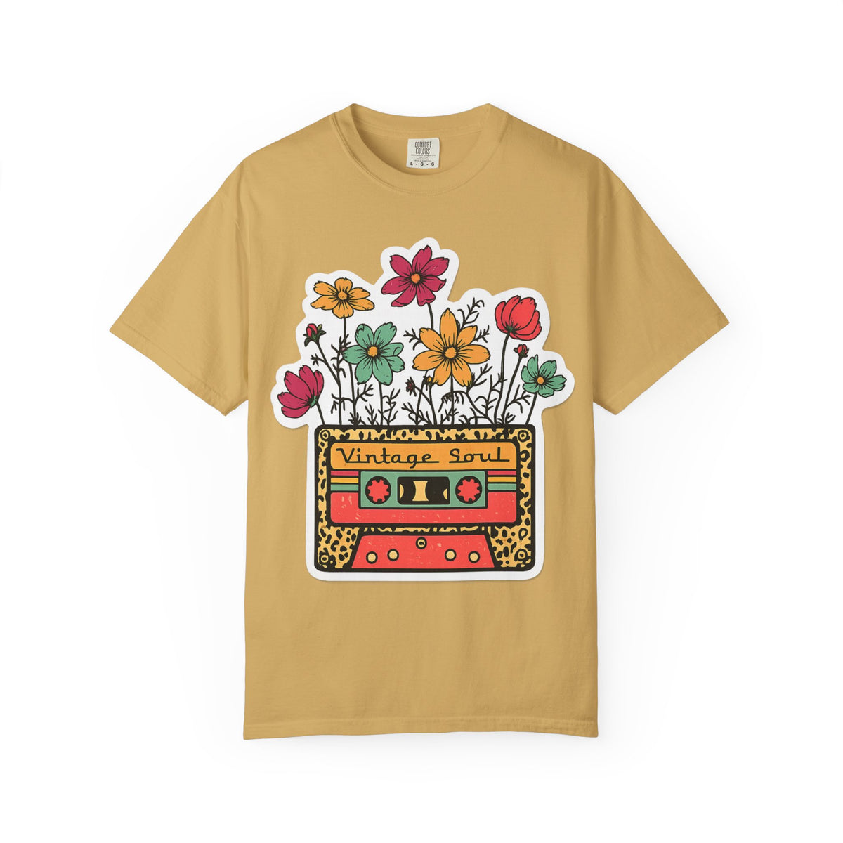 Vintage Soul Cassette Floral T-Shirt