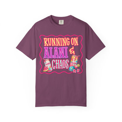 T-Shirt — "Running on Alani & Chaos" Graphic Tee