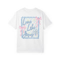 T-shirt — "Love Like Jesus" Pastel Cross & Bow Graphic