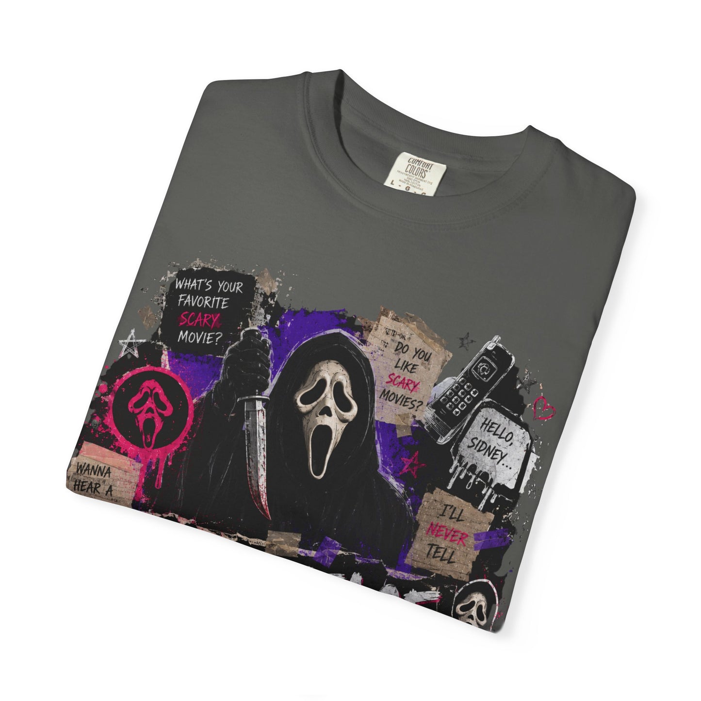 Ghostface Graphic T-Shirt — Horror Movie Scream Mask Tee