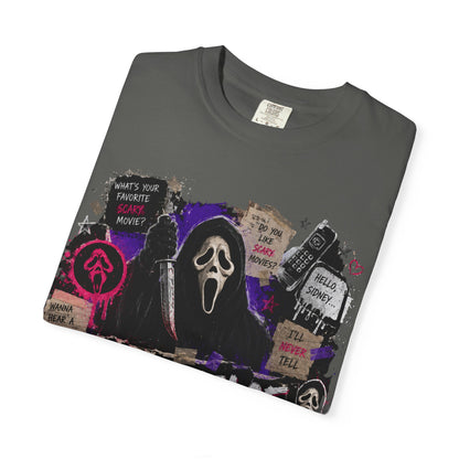 Ghostface Graphic T-Shirt — Horror Movie Scream Mask Tee