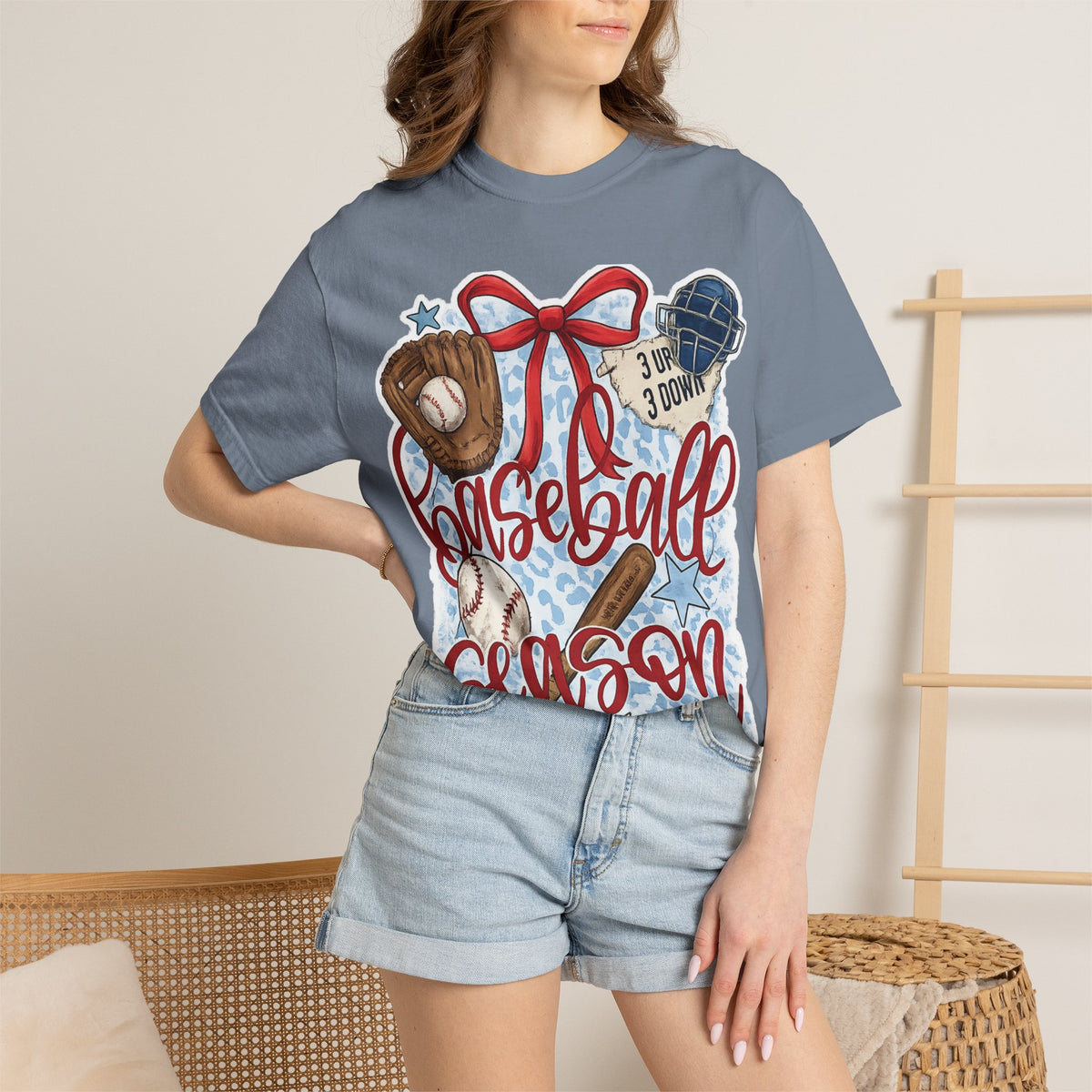 Baseball Season T-Shirt — Retro Gloves, Bat & Ball Sports Tee