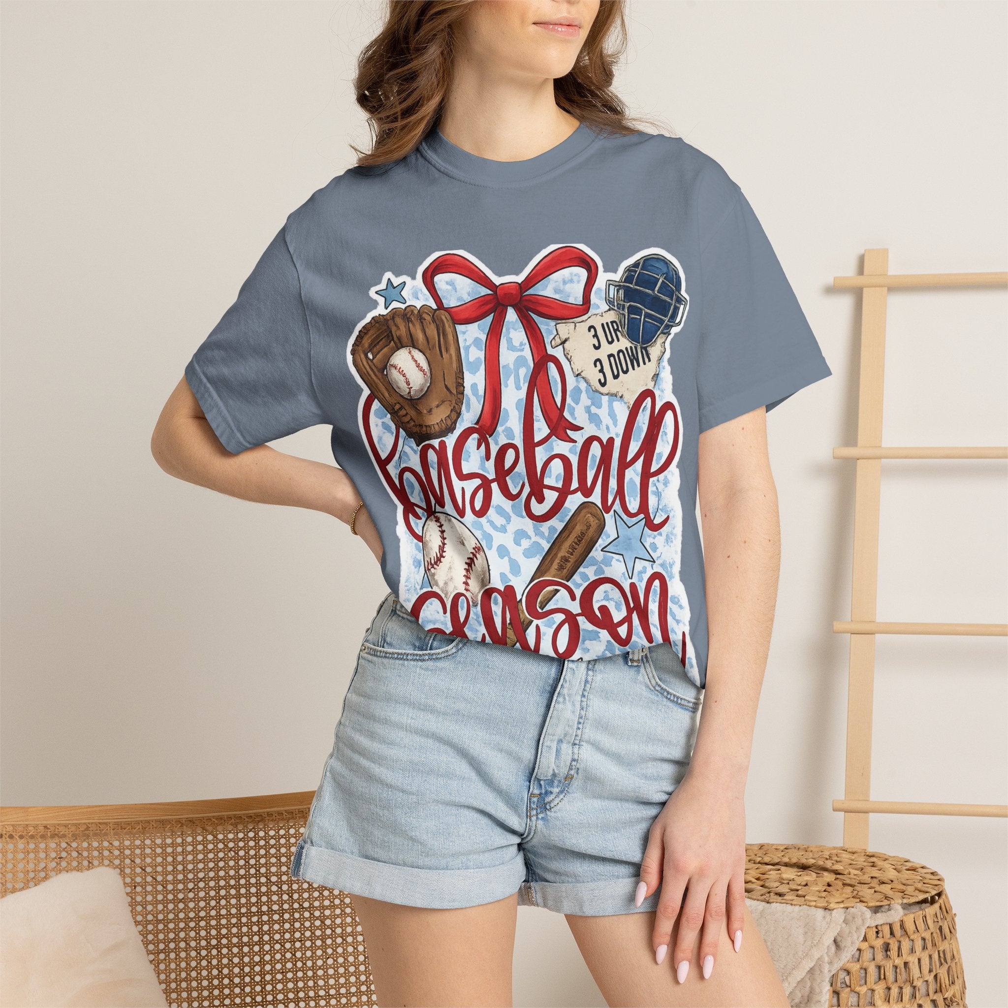 Baseball Season T-Shirt — Retro Gloves, Bat & Ball Sports Tee
