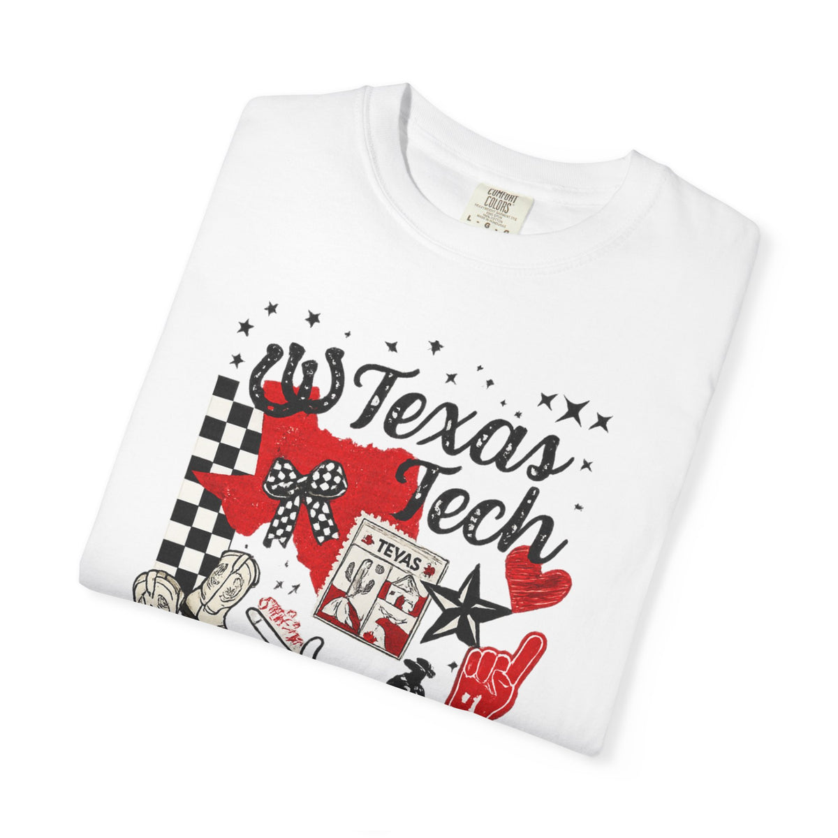 Texas Tech Collage T-Shirt — 806 Raider Nation Graphic Tee