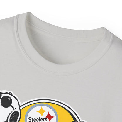 Steelers Snoopy Football Tee — Vintage Peanuts Helmet Tee