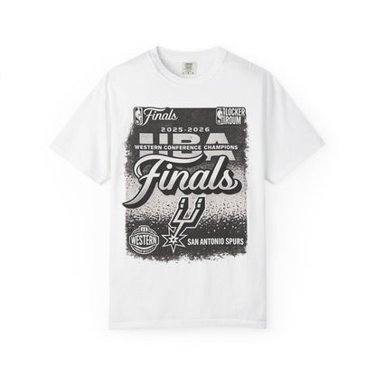 San Antonio Spurs 2025-2026 Western Conference Finals T-Shirt — "Finals" Graphic Tee