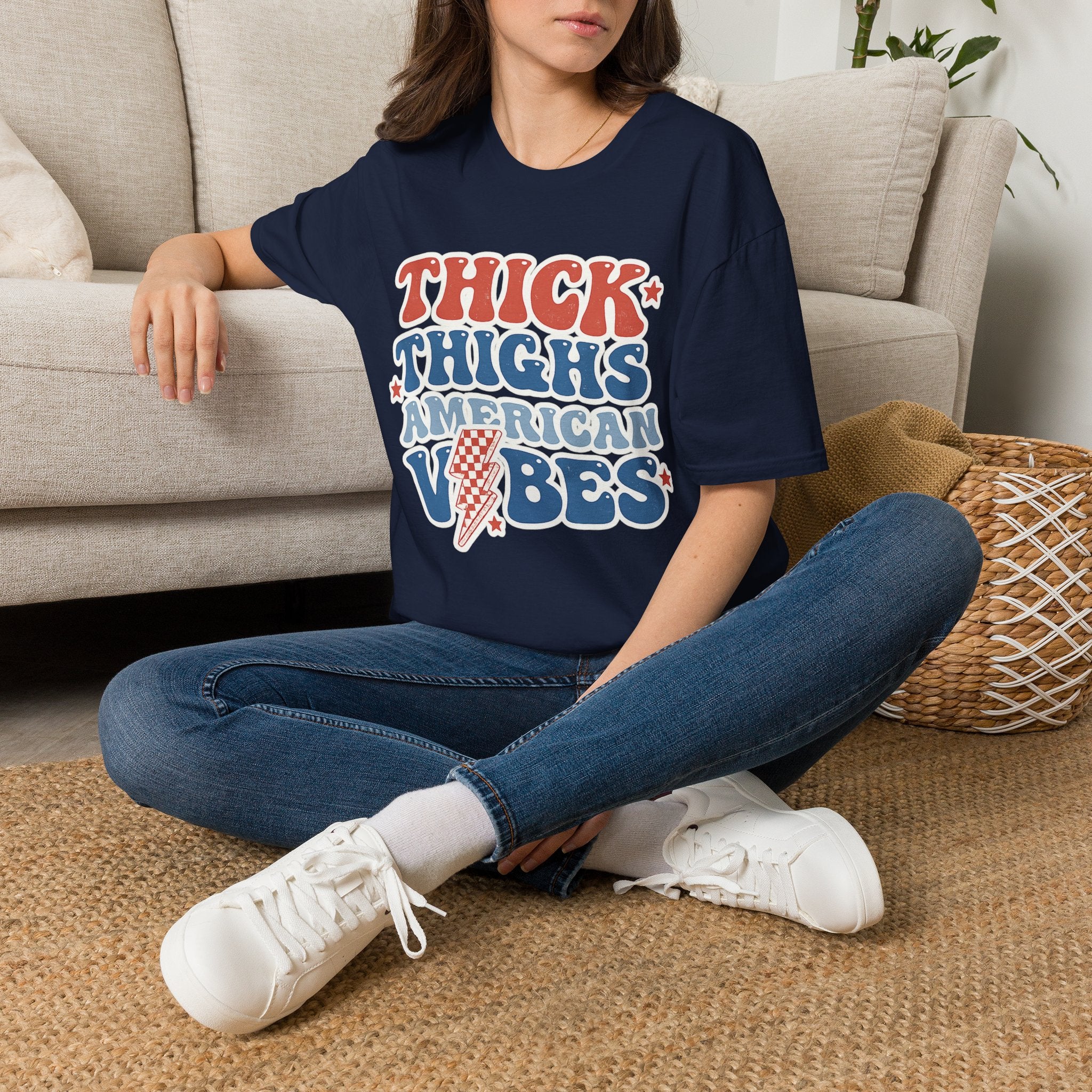 Thick Thighs American Vibes T-Shirt