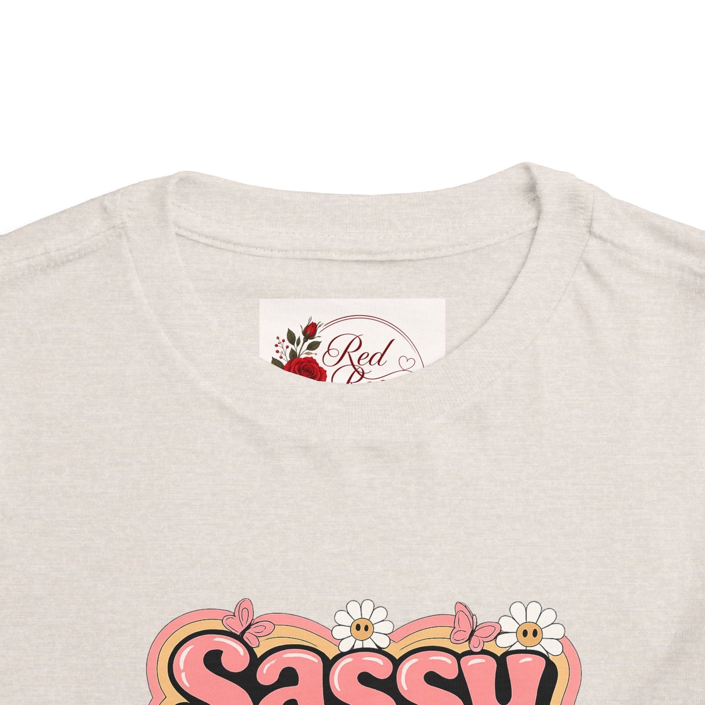 Toddler Tee — "Sassy Little Soul" Retro Flower Power Graphic