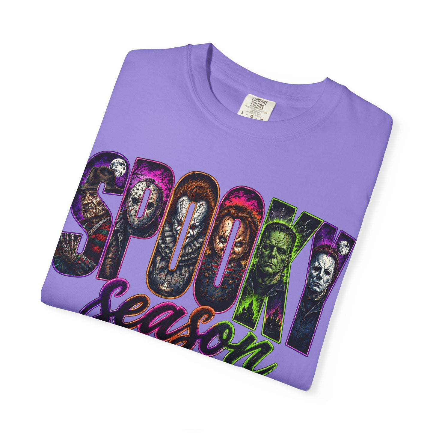 Spooky Season T-Shirt — Halloween Horror Movie Montage Tee