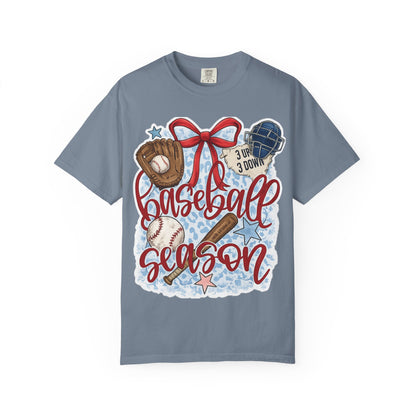 Baseball Season T-Shirt — Retro Gloves, Bat & Ball Sports Tee