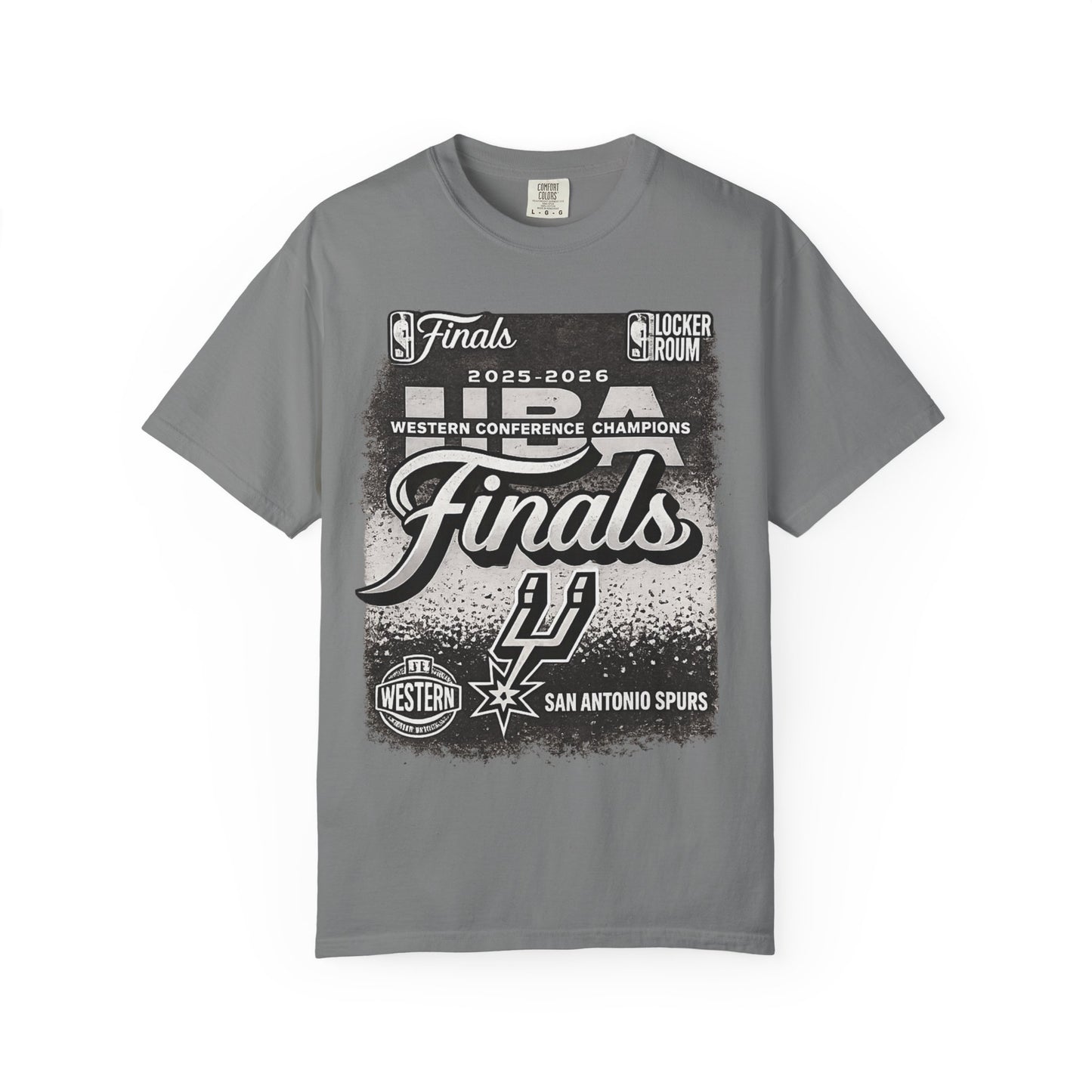 San Antonio Spurs 2025-2026 Western Conference Finals T-Shirt — "Finals" Graphic Tee