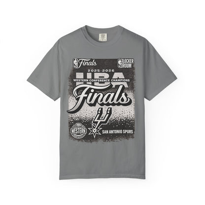 San Antonio Spurs 2025-2026 Western Conference Finals T-Shirt — "Finals" Graphic Tee