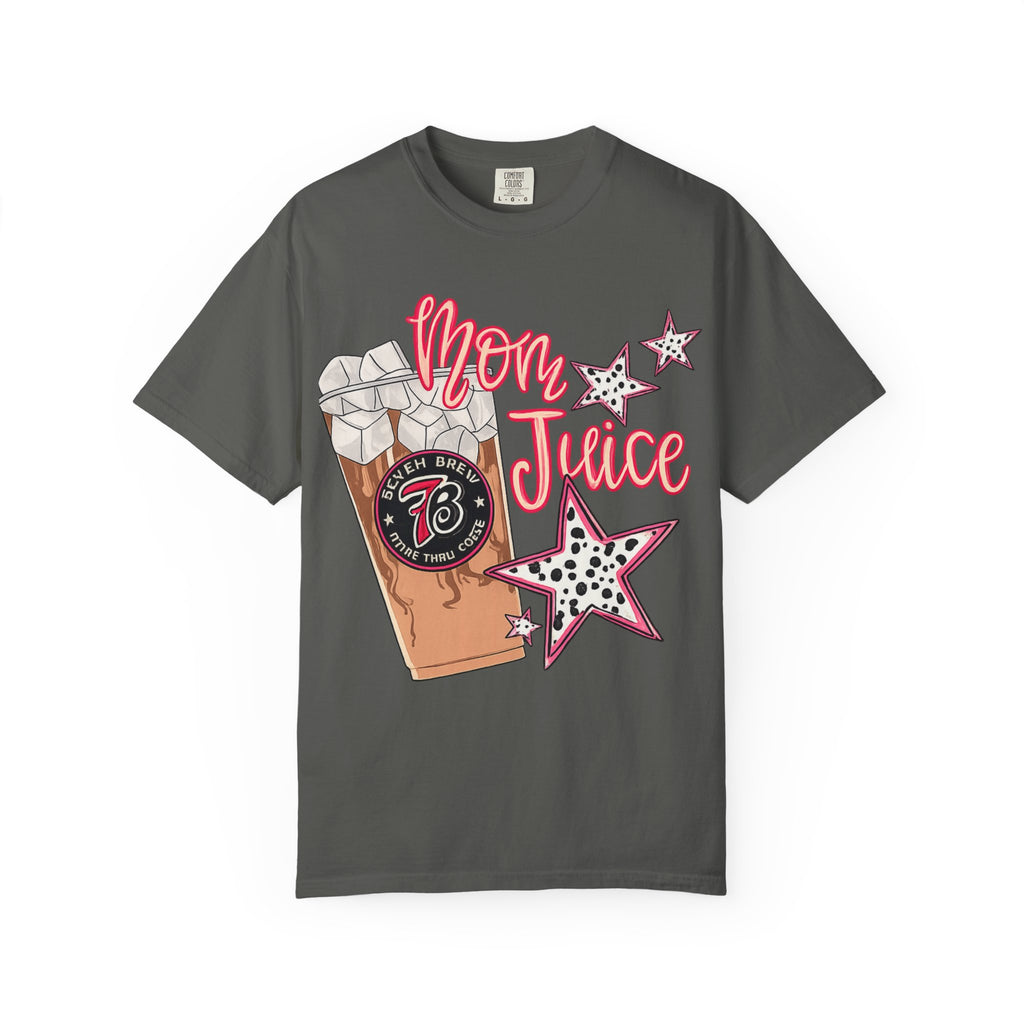 Mom Juice T-Shirt — Retro Milkshake Graphic Tee for Moms