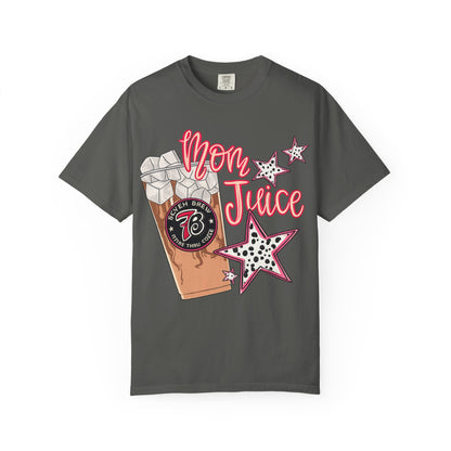 Mom Juice T-Shirt — Retro Milkshake Graphic Tee for Moms