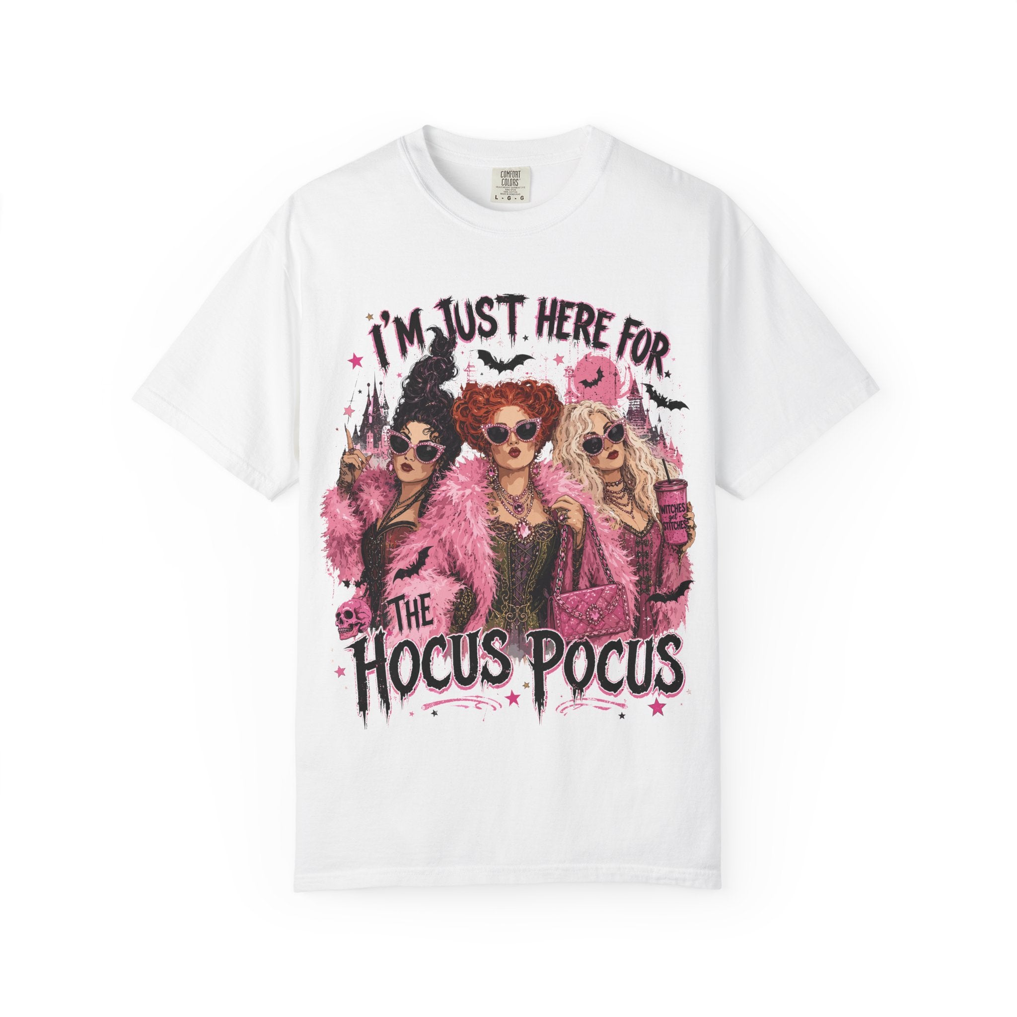 Hocus Pocus Movie Tee — "I'm Just Here for the Hocus Pocus" Halloween T‑Shirt
