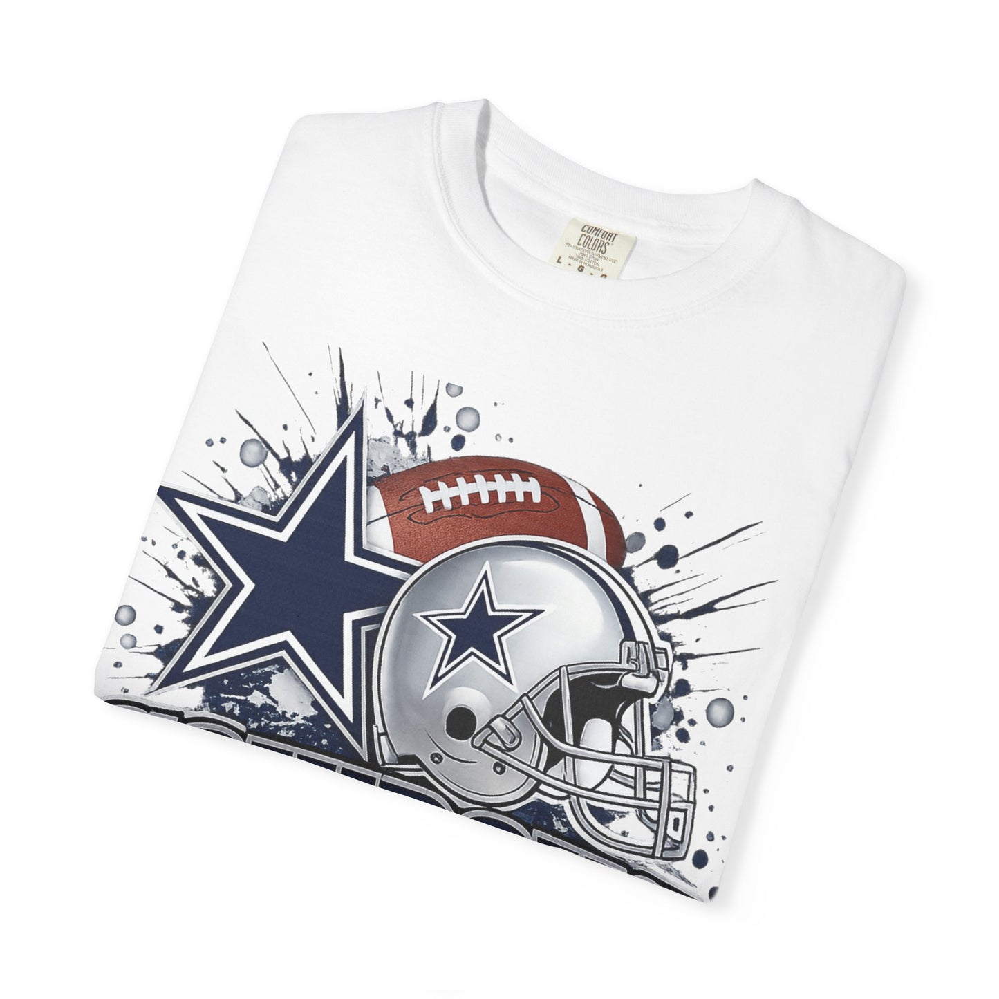 Dallas Cowboys Vintage Helmet & Star Graphic T-Shirt