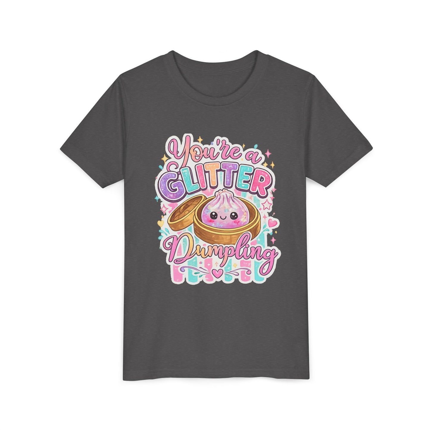 Youth Tee — "You're a Glitter Dumpling" Cute Kawaii Dumpling Shirt