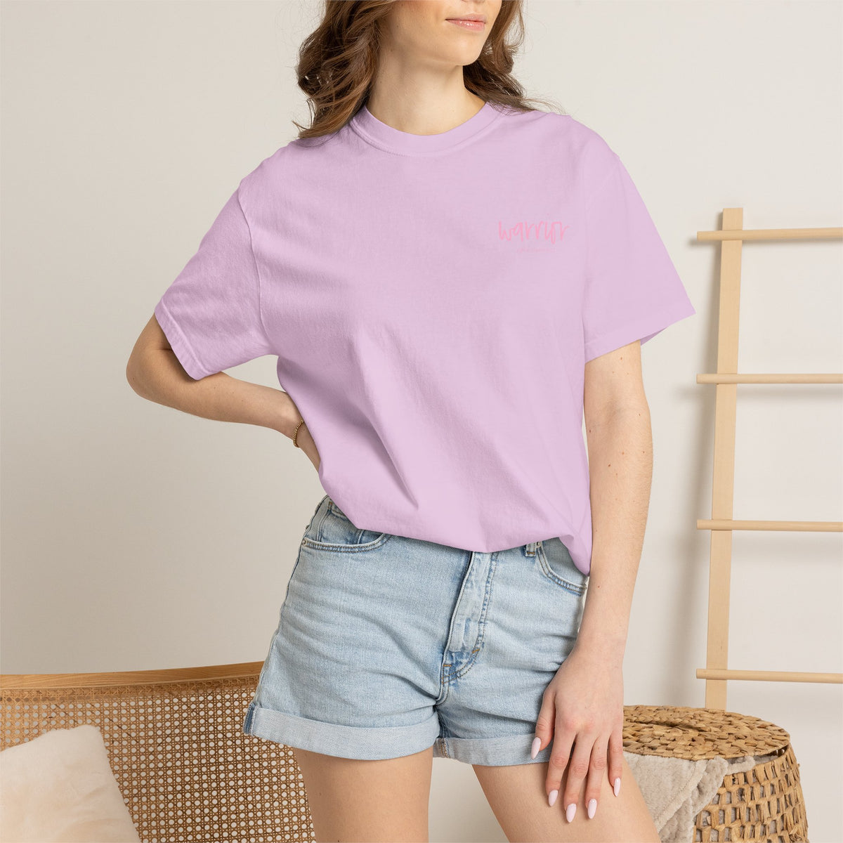 T-Shirt — PMOS Warrior Floral Uterus Support Tee