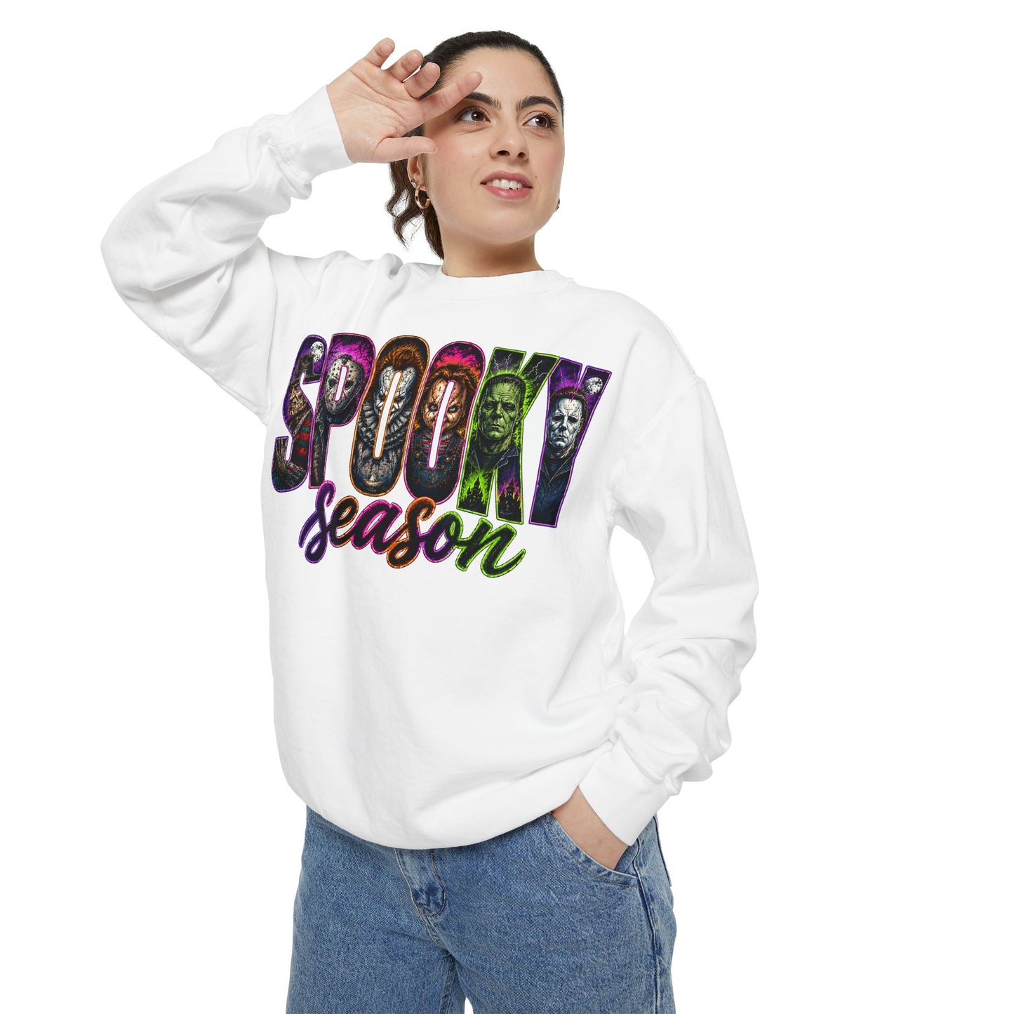 Spooky Season Sweatshirt – Halloween Graphic Crewneck