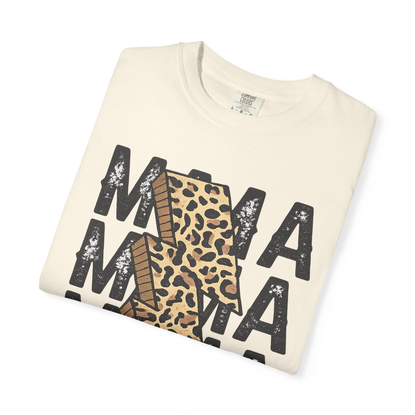 Mama Leopard Lightning Bolt T-Shirt