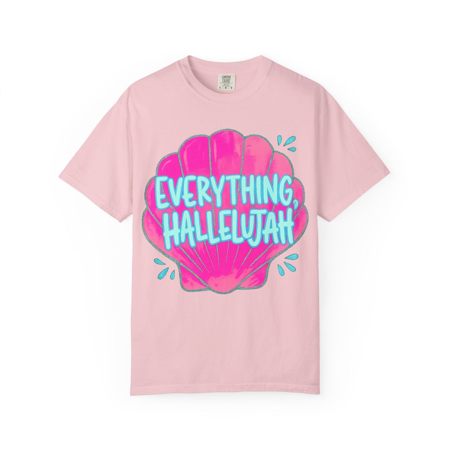Everything Hallelujah Shell T-Shirt — Bright Beachy Graphic Tee