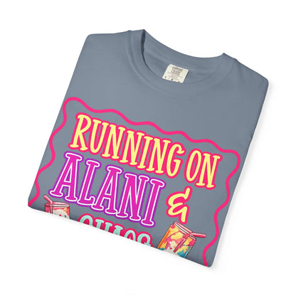 T-Shirt — "Running on Alani & Chaos" Graphic Tee