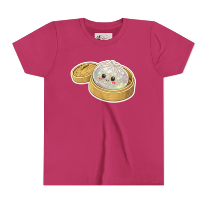Youth Tee — Cute Glitter Dumpling Kids T‑Shirt ("You're a Glitter Dumpling")