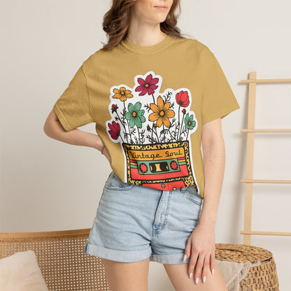 Vintage Soul Cassette Floral T-Shirt
