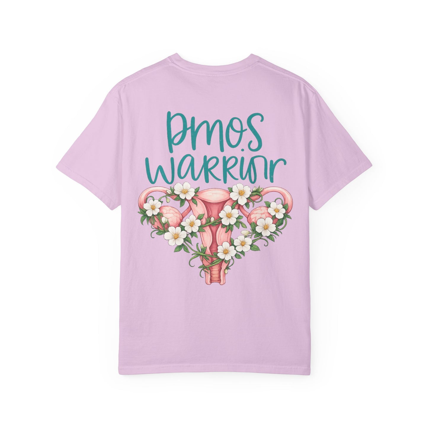 T-Shirt — PMOS Warrior Floral Uterus Support Tee