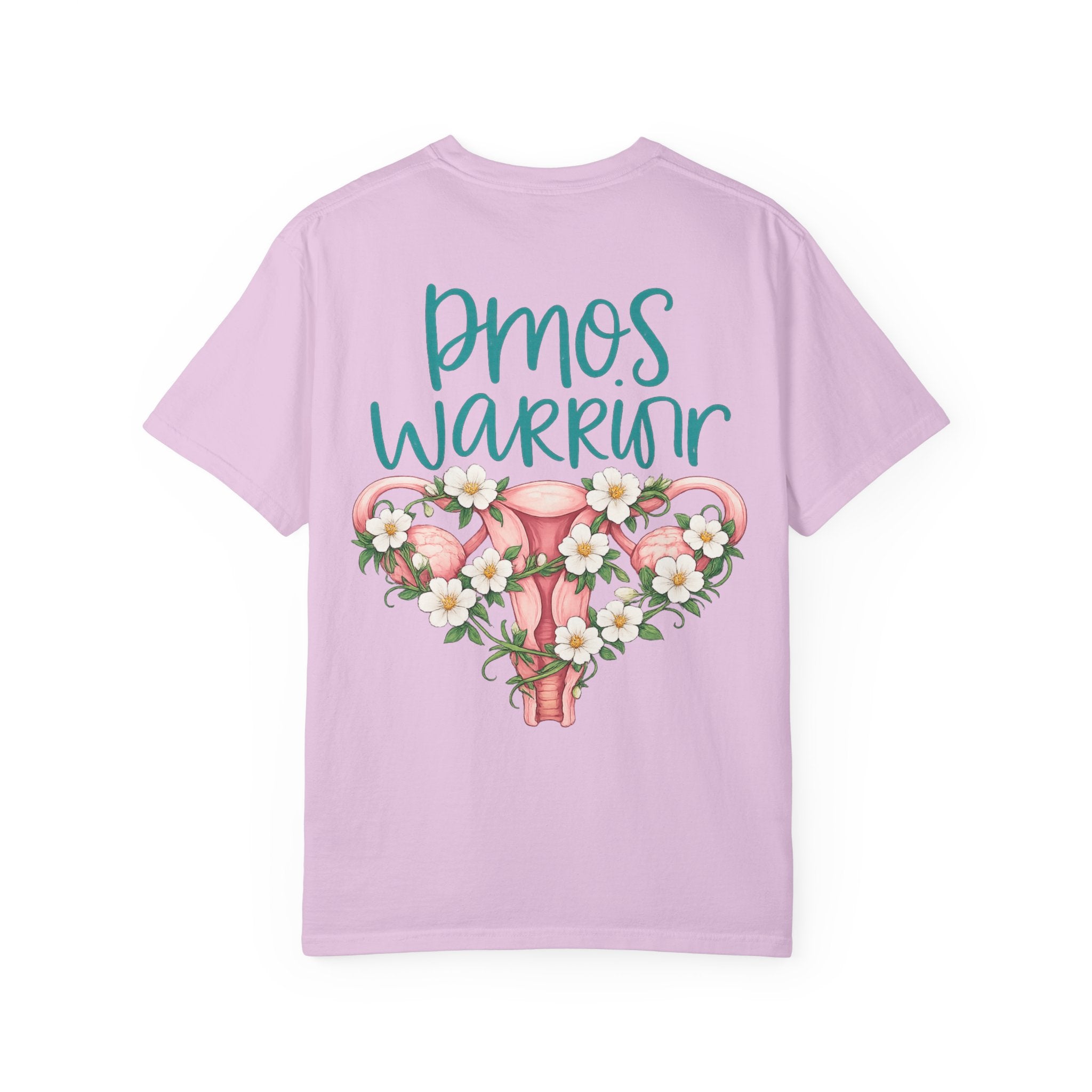 T-Shirt — PMOS Warrior Floral Uterus Support Tee