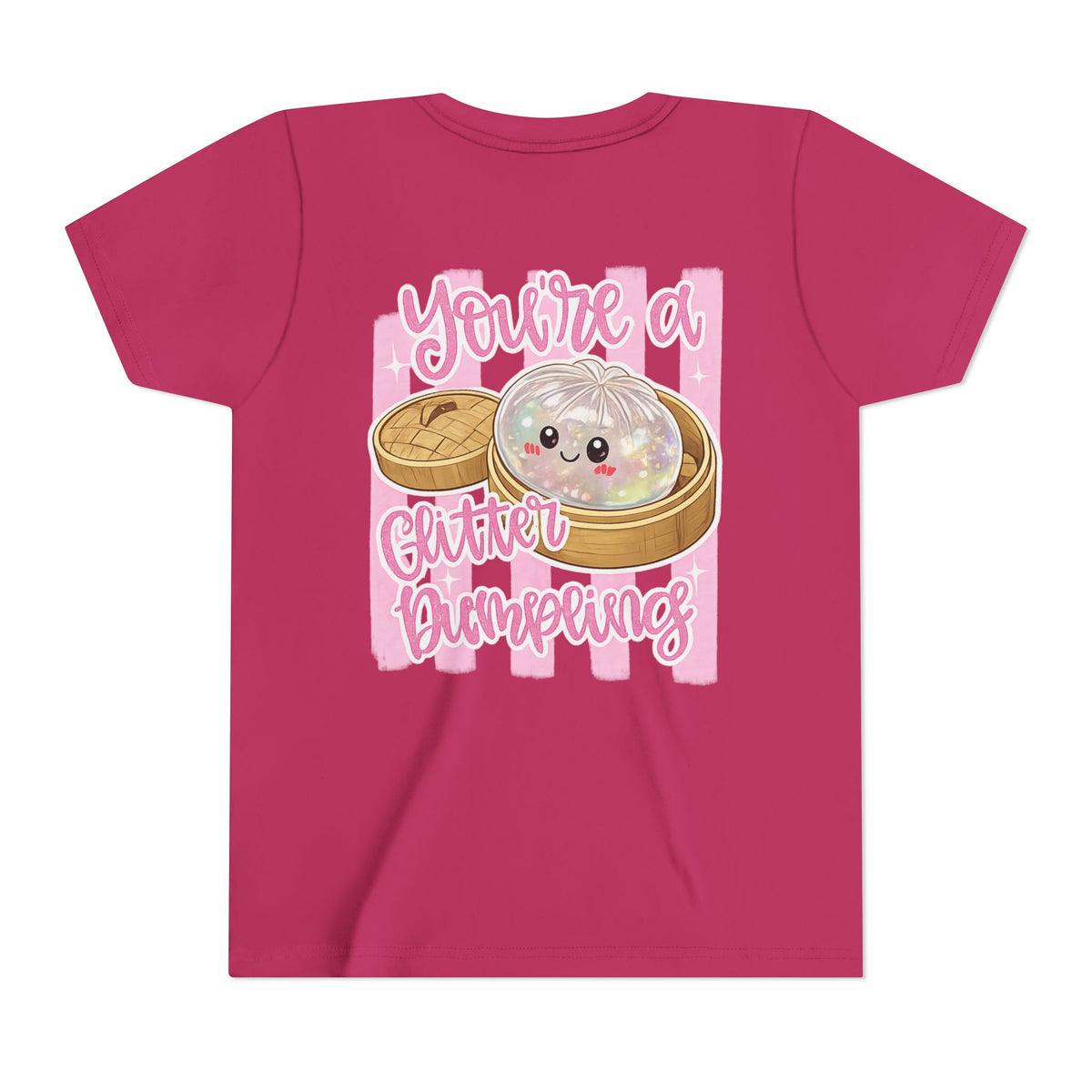 Youth Tee — Cute Glitter Dumpling Kids T‑Shirt ("You're a Glitter Dumpling")
