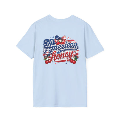 Texas Flag Outline T‑Shirt — Small Texas Map with Lone Star