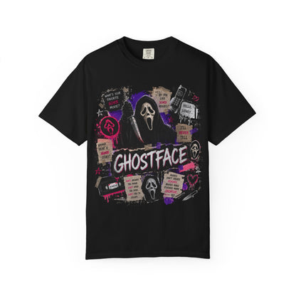 Ghostface Graphic T-Shirt — Horror Movie Scream Mask Tee