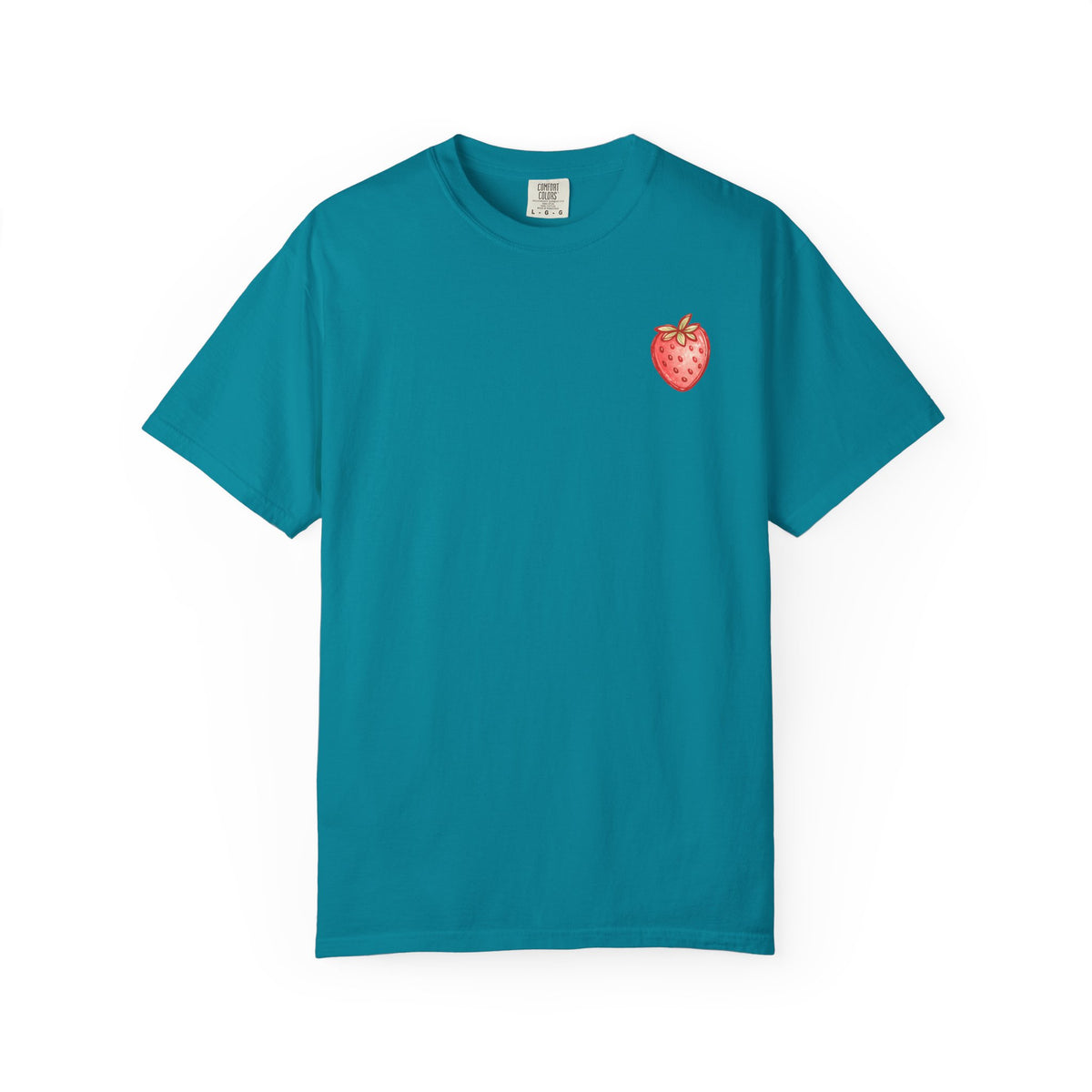 Strawberry Faith T-Shirt — "By Their Fruit You Will Know Them" (Matthew 7:16)