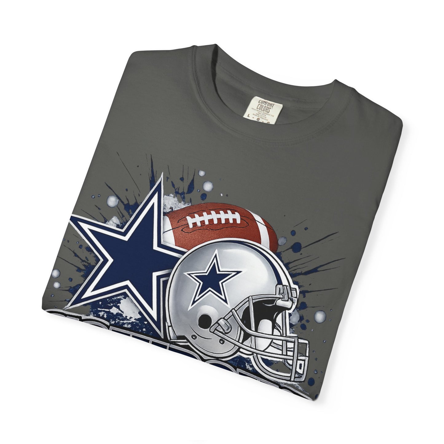 Dallas Cowboys Vintage Helmet & Star Graphic T-Shirt