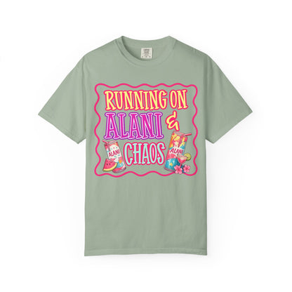 T-Shirt — "Running on Alani & Chaos" Graphic Tee