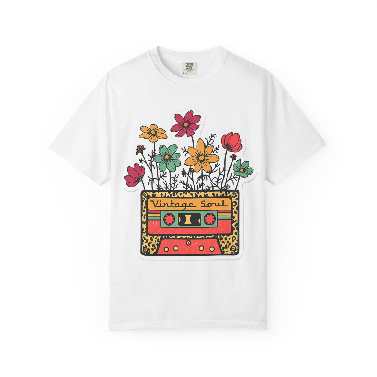 Vintage Soul Cassette Floral T-Shirt