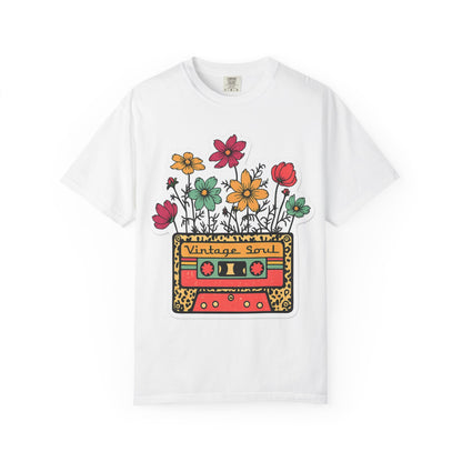 Vintage Soul Cassette Floral T-Shirt