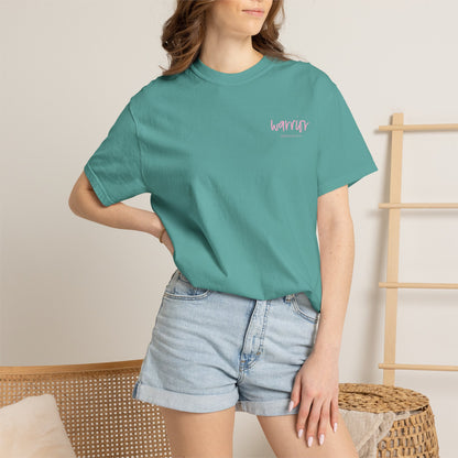 T-Shirt — PMOS Warrior Floral Uterus Support Tee