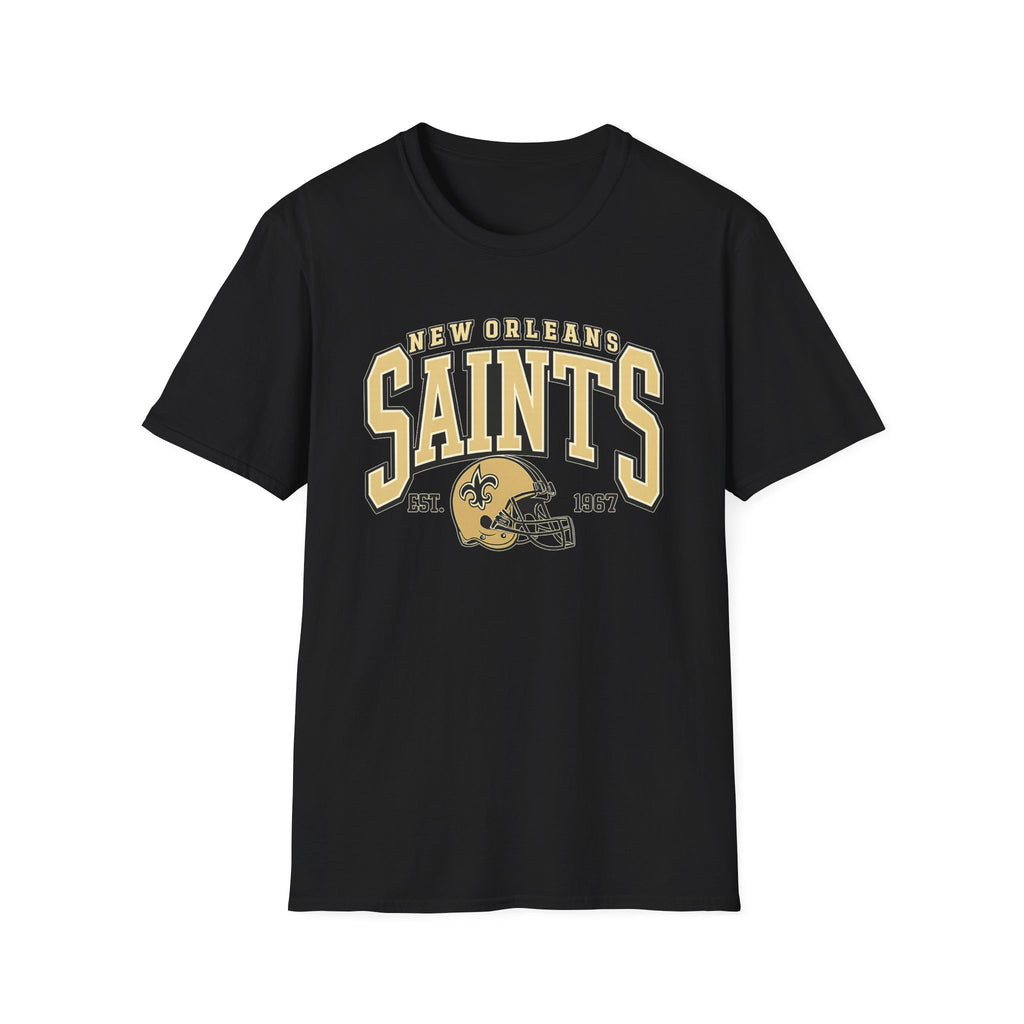 New Orleans Saints Football T-Shirt — Vintage Team Logo Tee