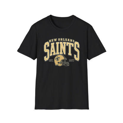 New Orleans Saints Football T-Shirt — Vintage Team Logo Tee