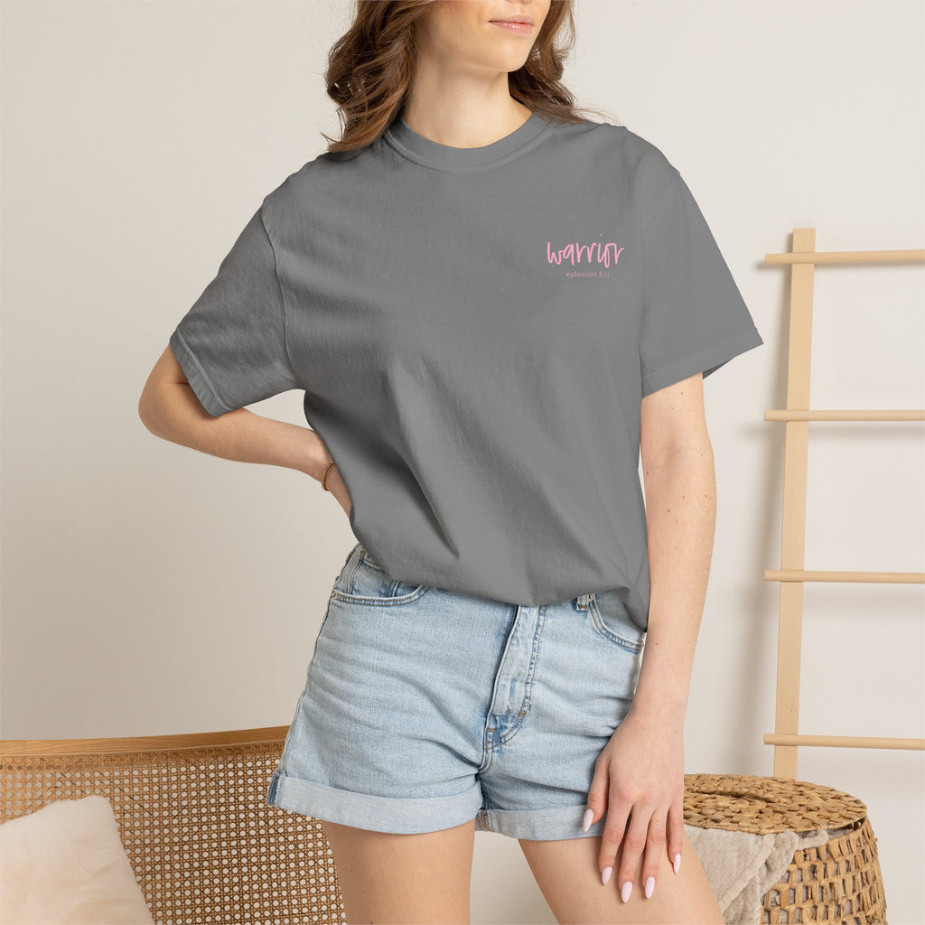 T-Shirt — PMOS Warrior Floral Uterus Support Tee