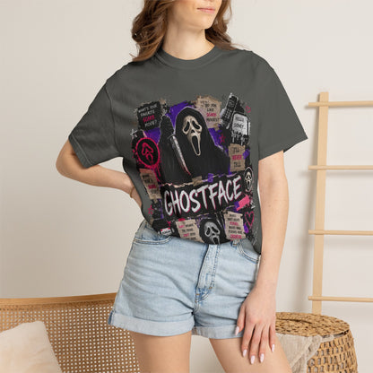 Ghostface Graphic T-Shirt — Horror Movie Scream Mask Tee