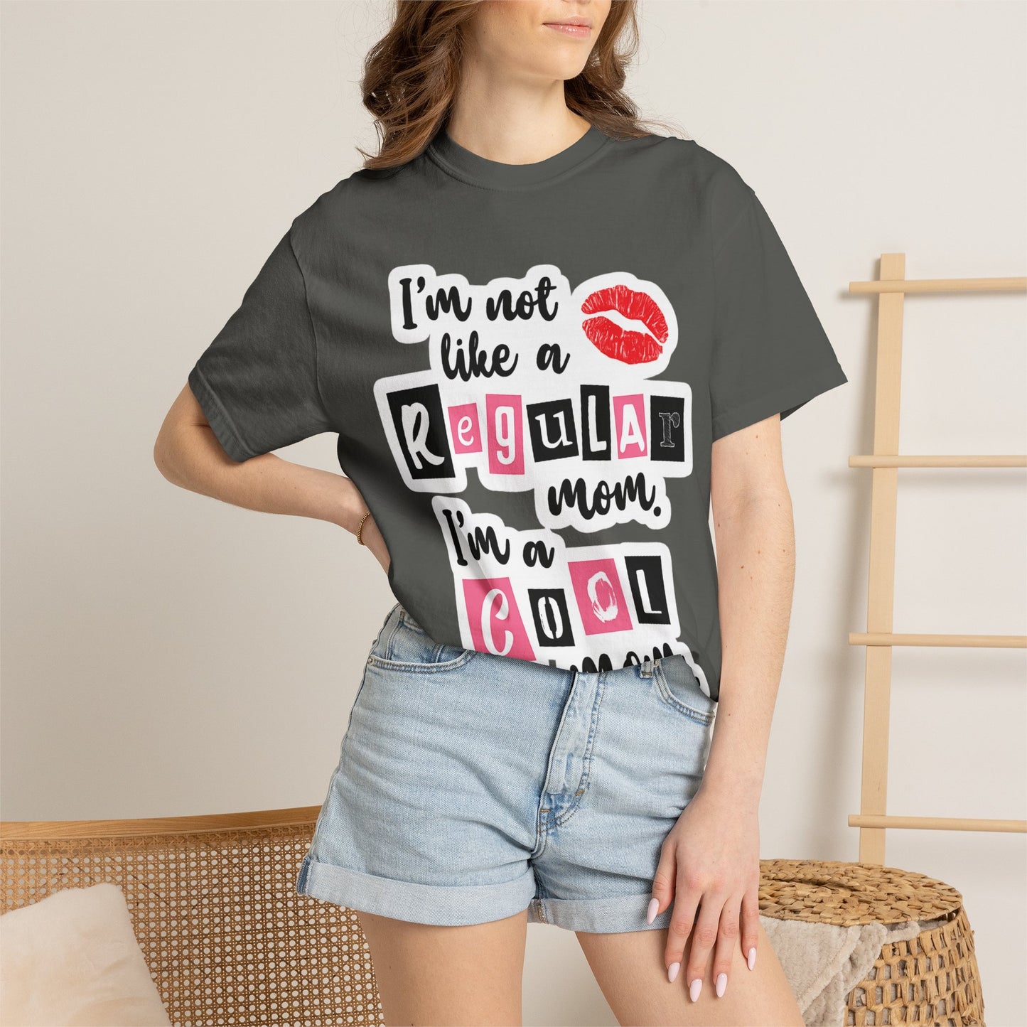 Cool Mom T-Shirt — "I’m Not Like a Regular Mom, I’m a Cool Mom" Graphic Tee